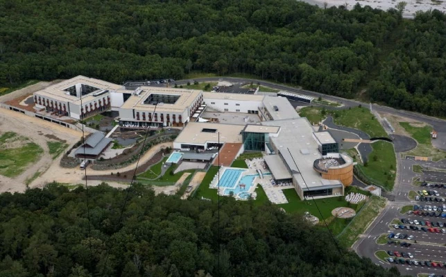 Luftbild der Therme